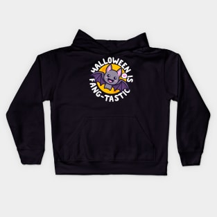 Halloween Is Fang-Tastic Kids Hoodie